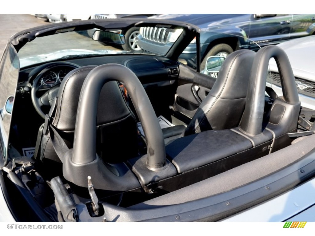 2000 Z3 2.8 Roadster - Titanium Silver Metallic / Black photo #64