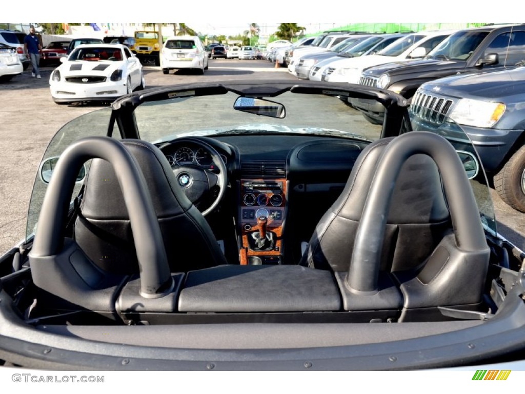2000 Z3 2.8 Roadster - Titanium Silver Metallic / Black photo #65