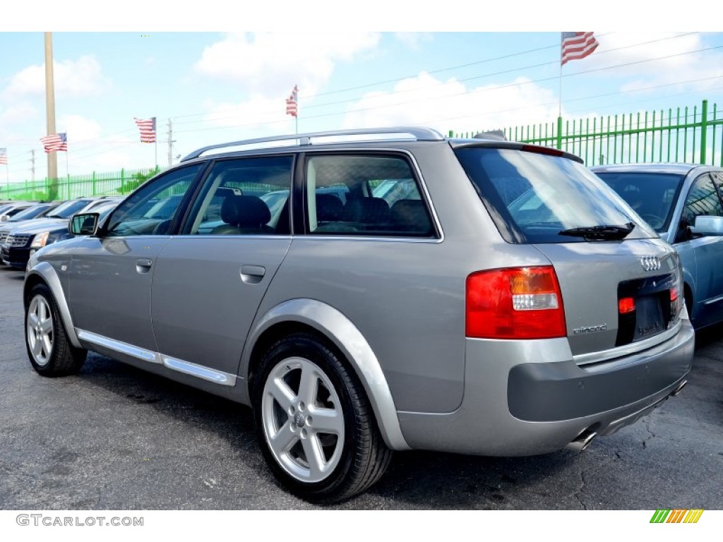 Atlas Grey Metallic 2004 Audi Allroad 4.2 quattro Avant Exterior Photo #100374345