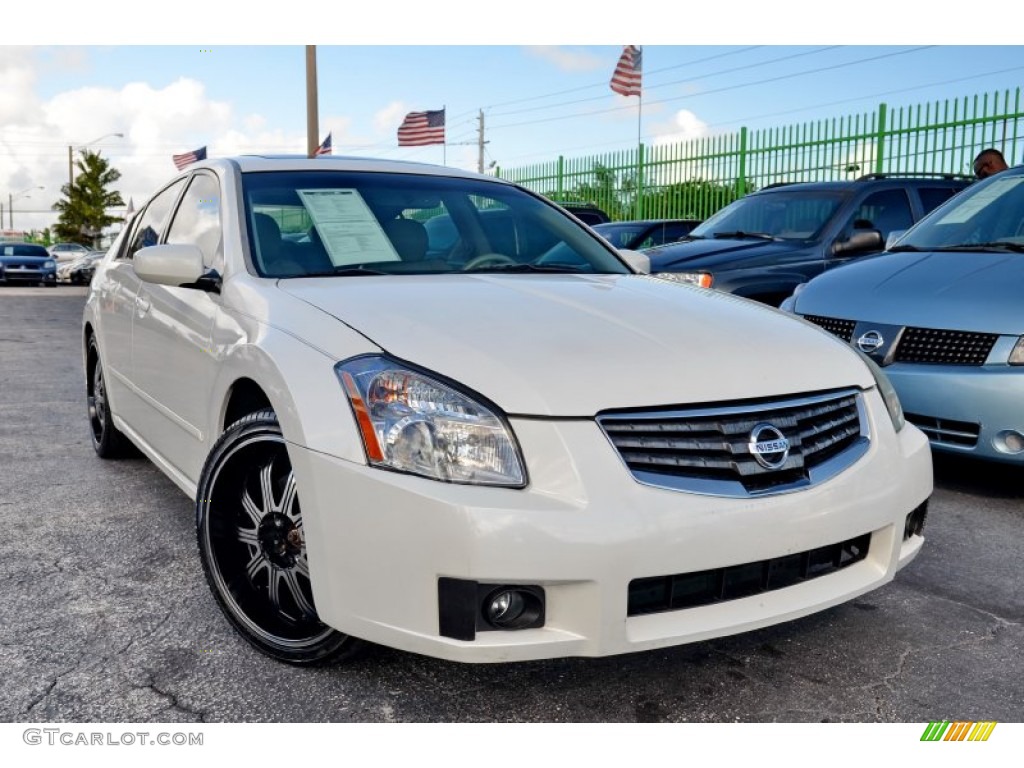 2007 Maxima 3.5 SE - Winter Frost Pearl / Frost photo #1