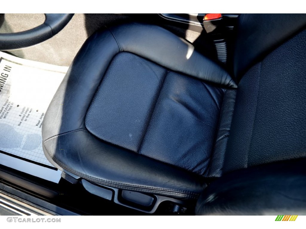 2000 Z3 2.8 Roadster - Titanium Silver Metallic / Black photo #70