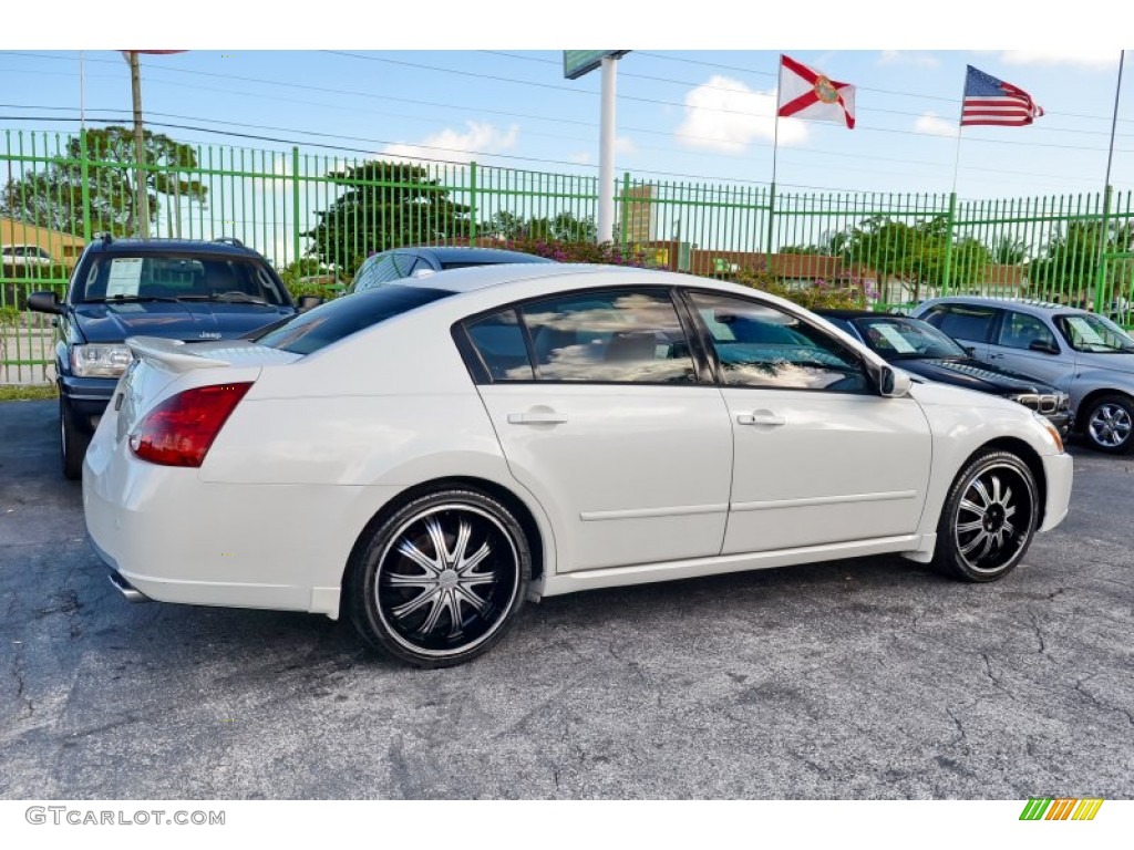 2007 Maxima 3.5 SE - Winter Frost Pearl / Frost photo #7