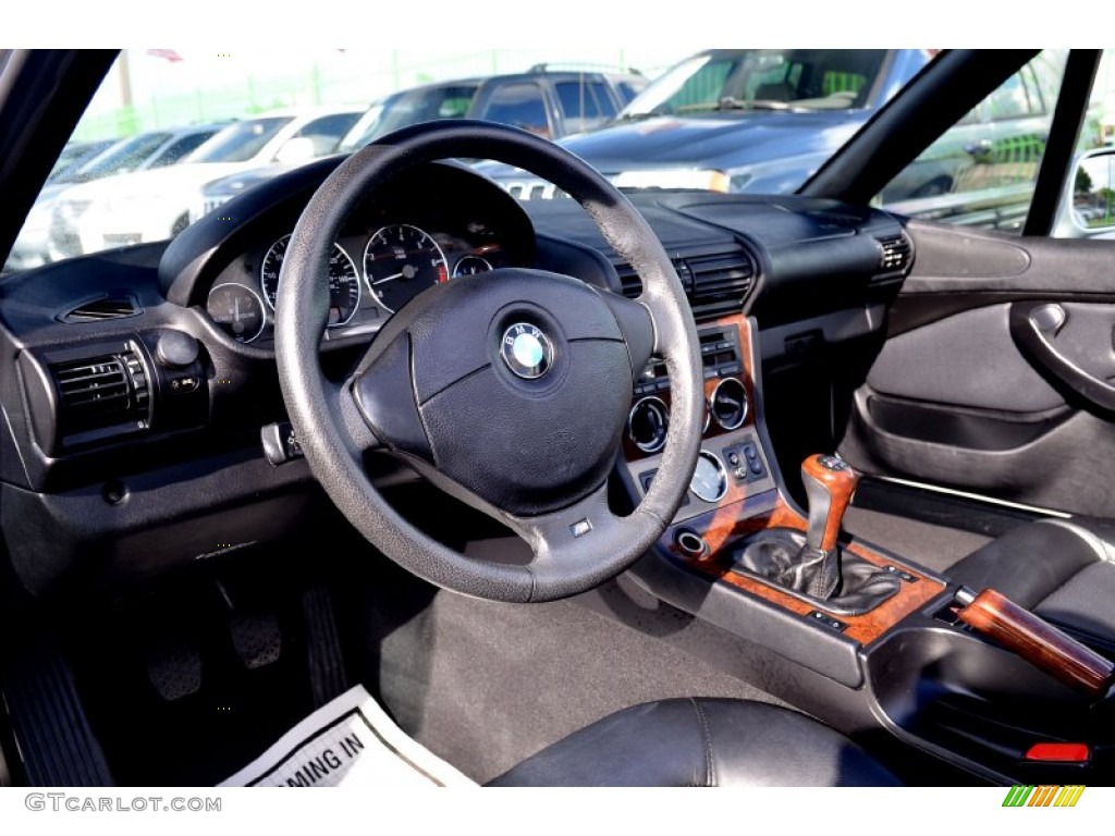 2000 Z3 2.8 Roadster - Titanium Silver Metallic / Black photo #73