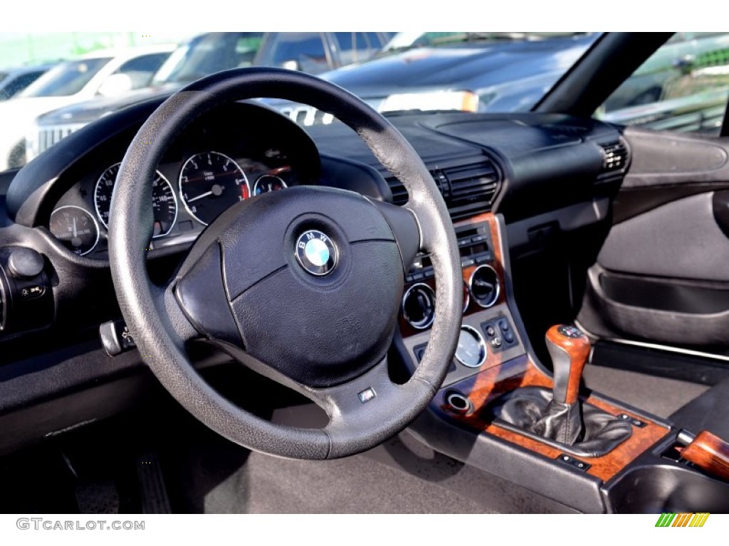2000 Z3 2.8 Roadster - Titanium Silver Metallic / Black photo #74