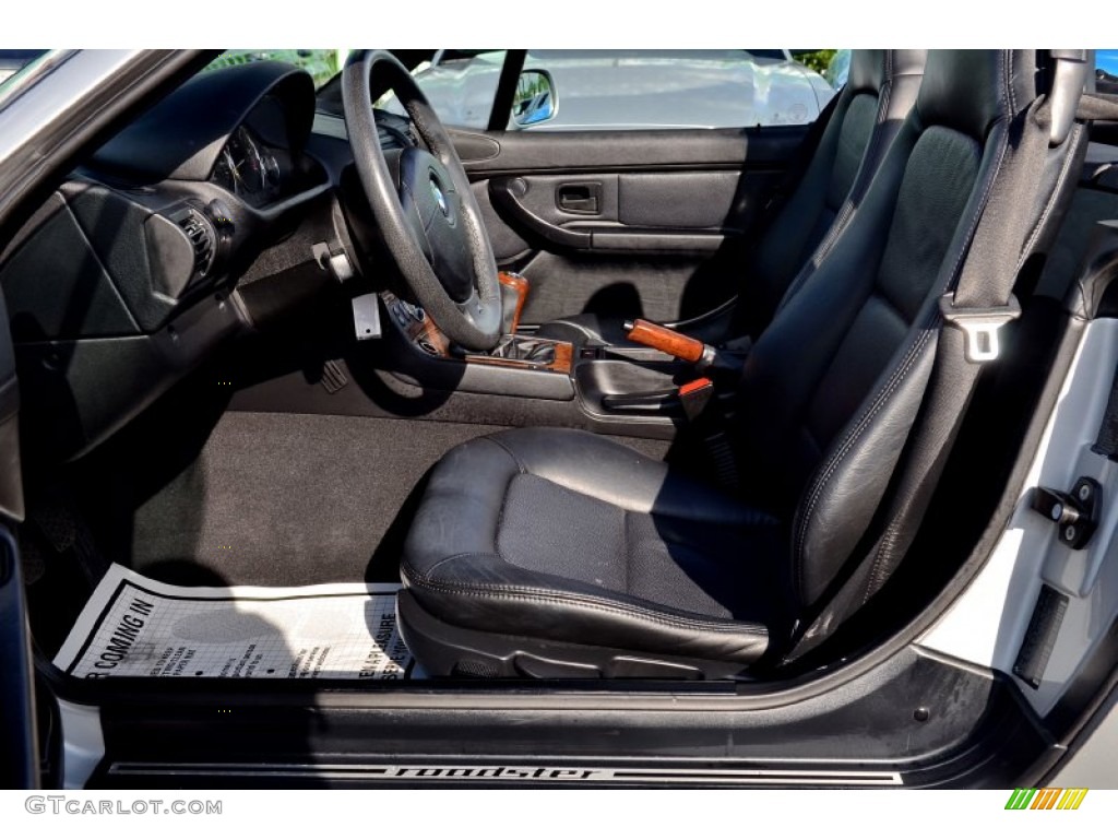 2000 Z3 2.8 Roadster - Titanium Silver Metallic / Black photo #85