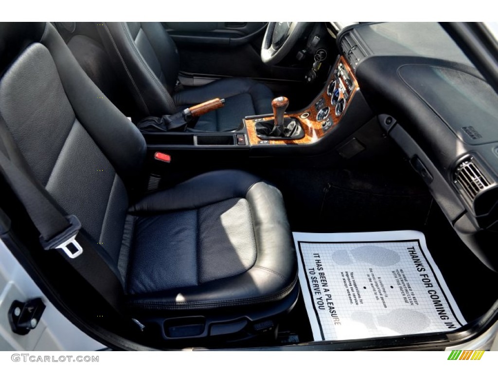 2000 Z3 2.8 Roadster - Titanium Silver Metallic / Black photo #89