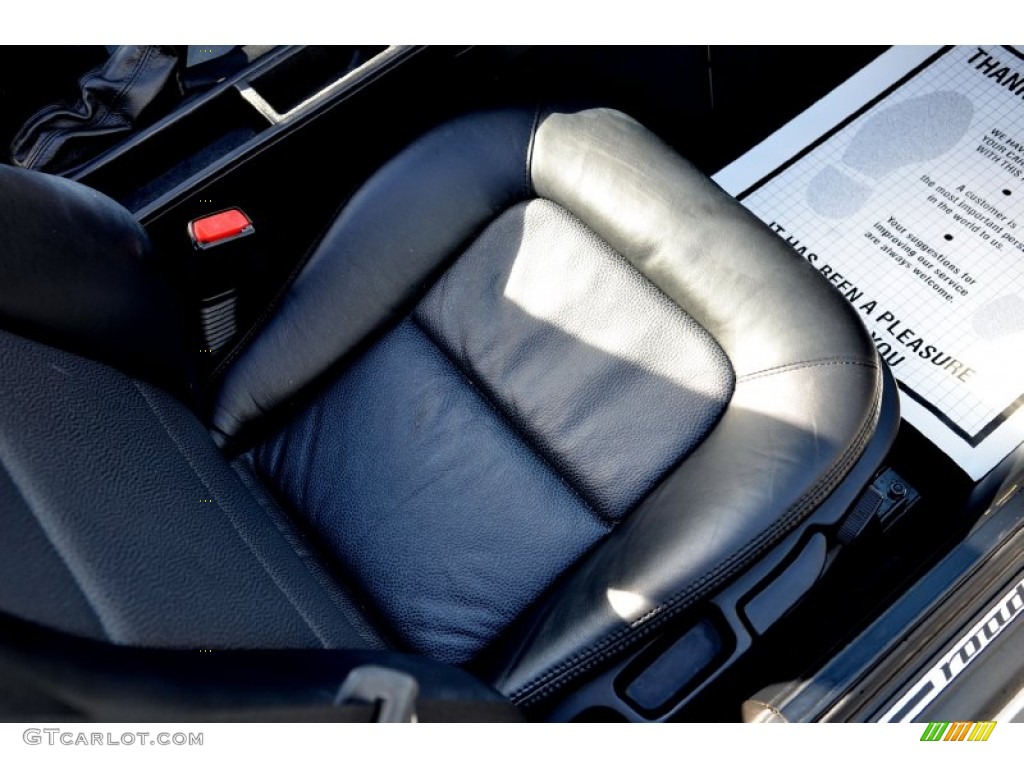 2000 Z3 2.8 Roadster - Titanium Silver Metallic / Black photo #91
