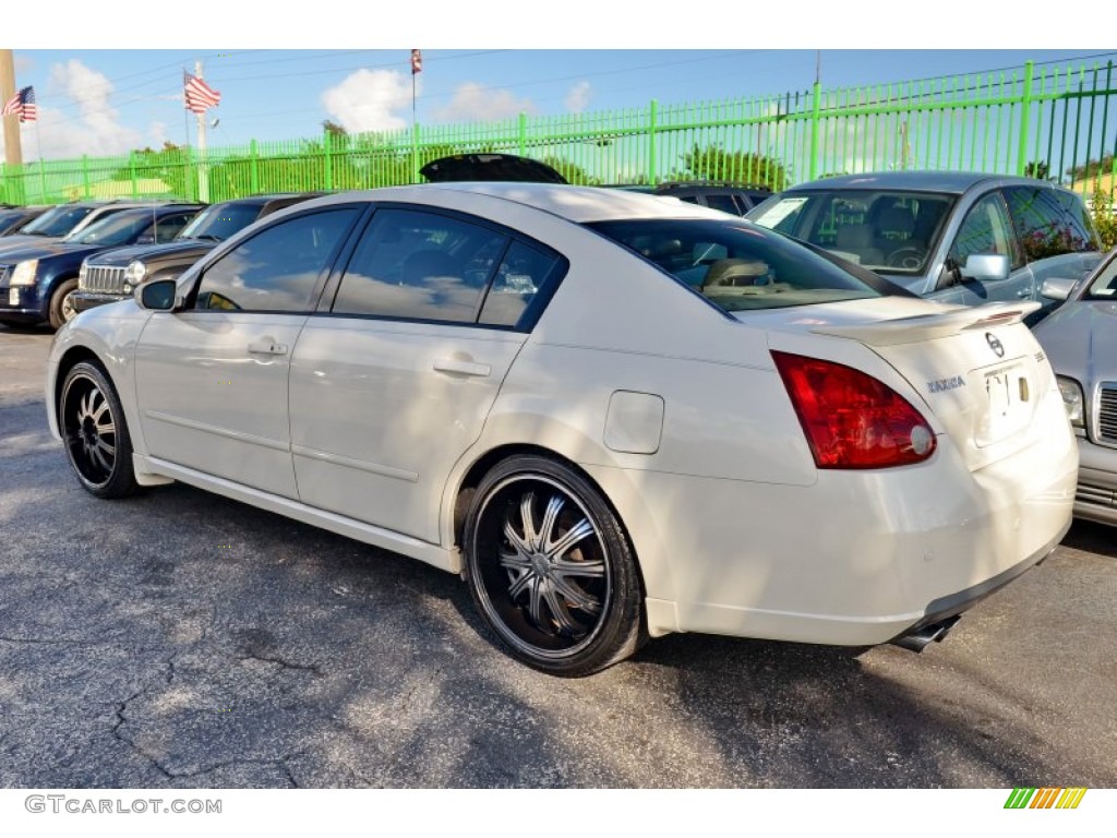 2007 Maxima 3.5 SE - Winter Frost Pearl / Frost photo #26