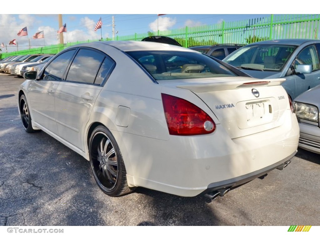 2007 Maxima 3.5 SE - Winter Frost Pearl / Frost photo #27