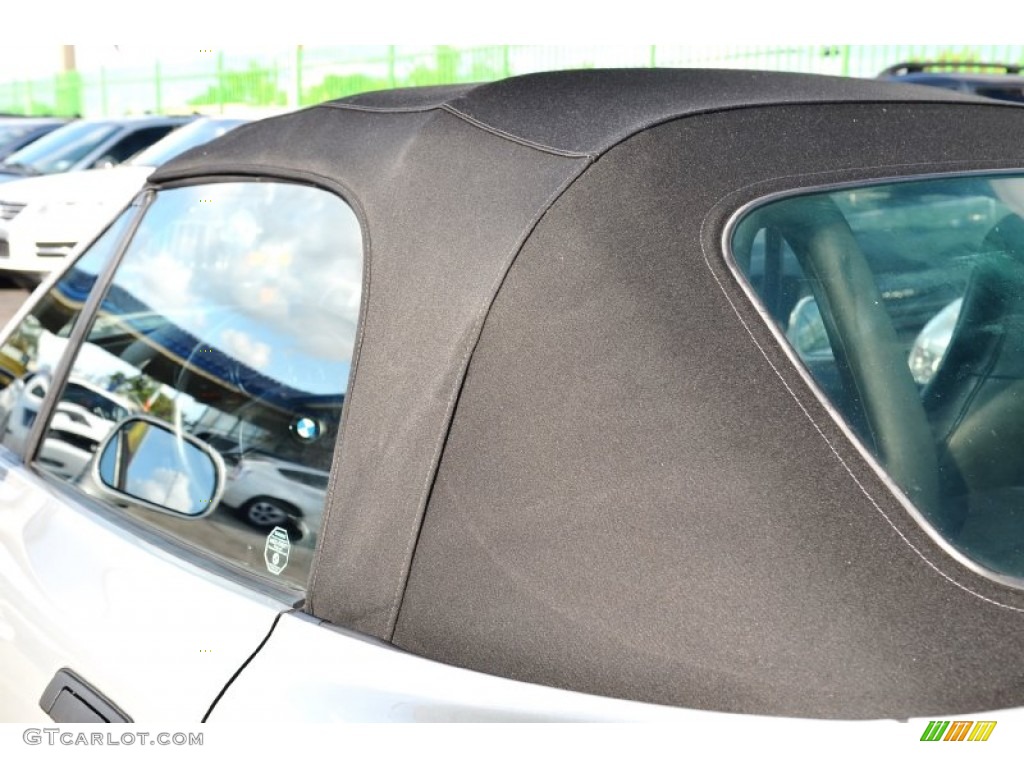 2000 Z3 2.8 Roadster - Titanium Silver Metallic / Black photo #99