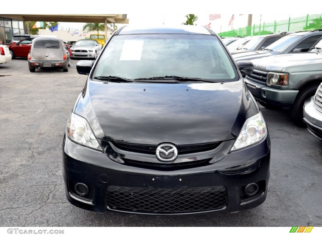 2007 MAZDA5 Touring - Brilliant Black / Black photo #2