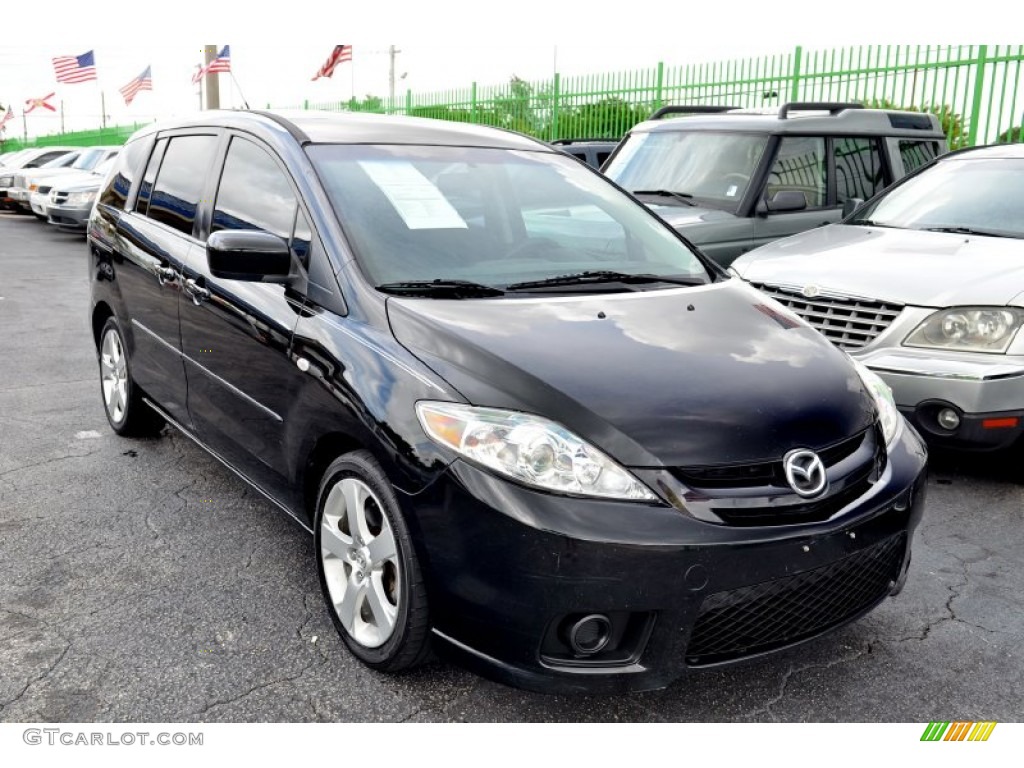 2007 MAZDA5 Touring - Brilliant Black / Black photo #3