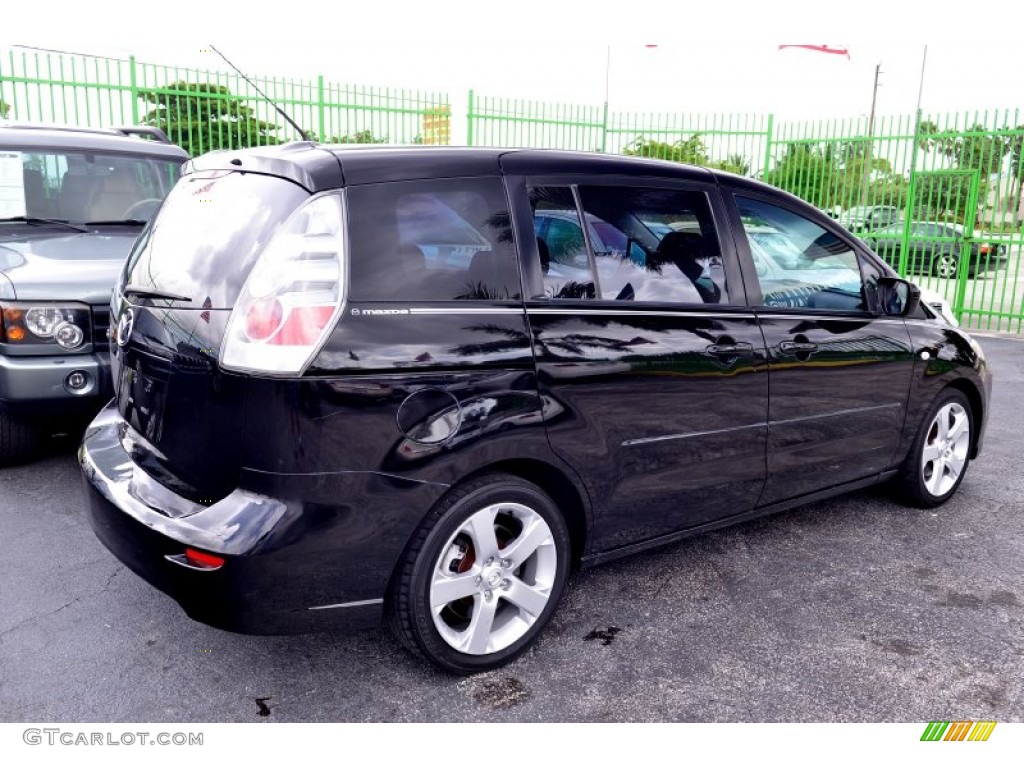 2007 MAZDA5 Touring - Brilliant Black / Black photo #7