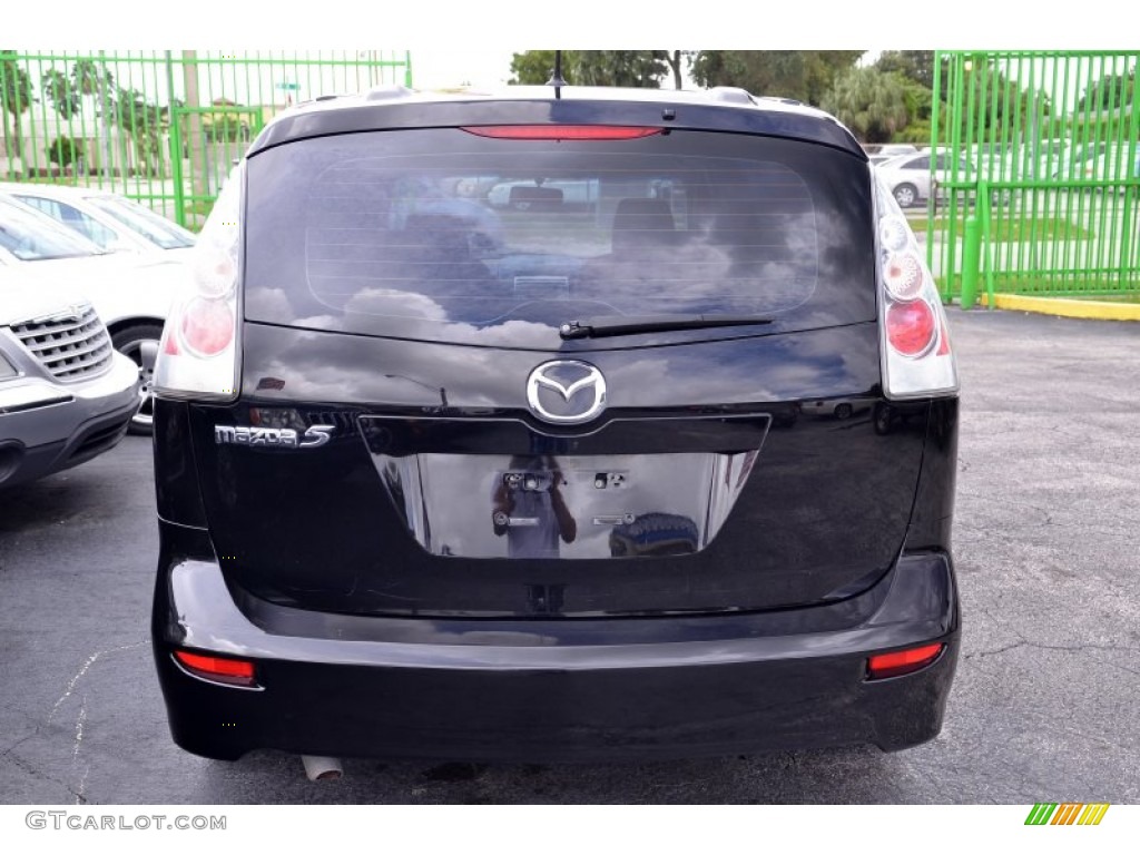 2007 MAZDA5 Touring - Brilliant Black / Black photo #10