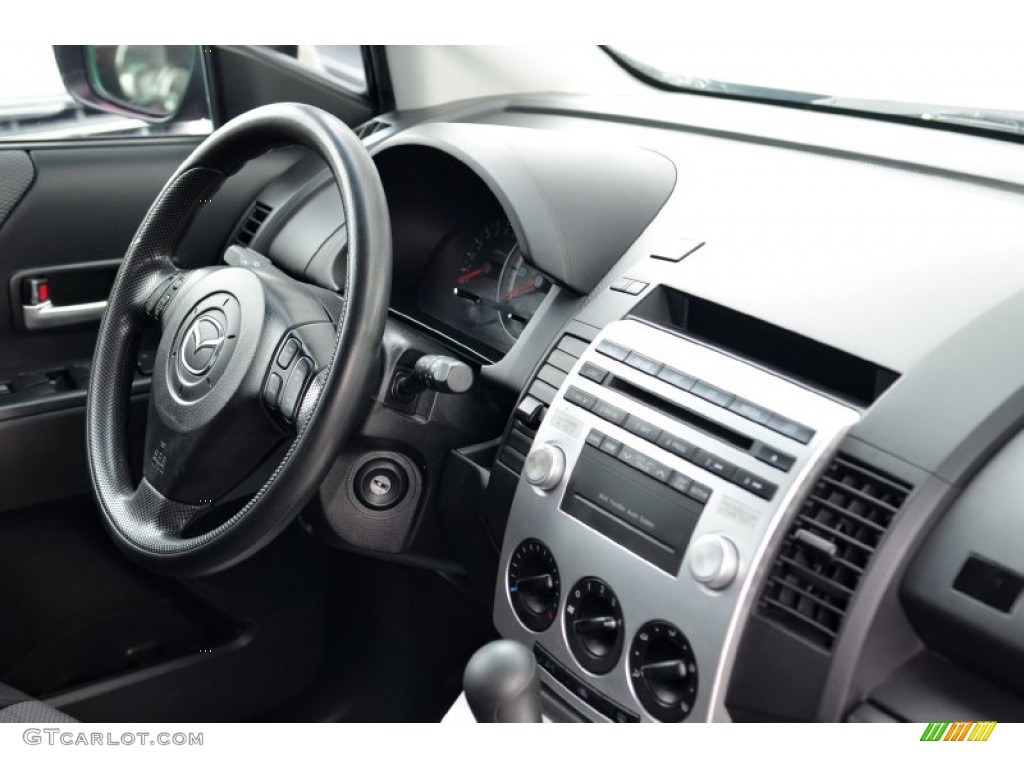 2007 MAZDA5 Touring - Brilliant Black / Black photo #16