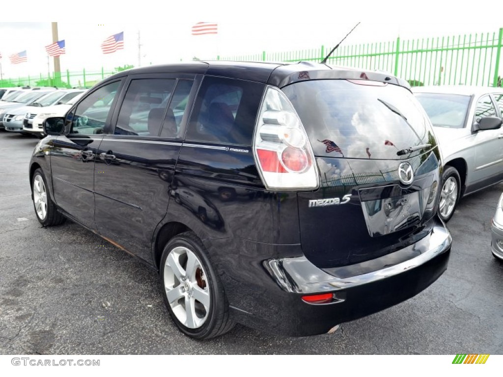 2007 MAZDA5 Touring - Brilliant Black / Black photo #37