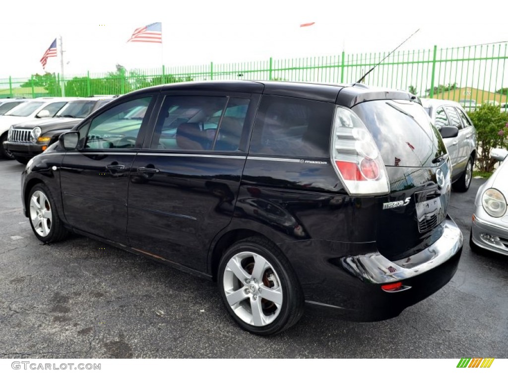 2007 MAZDA5 Touring - Brilliant Black / Black photo #38