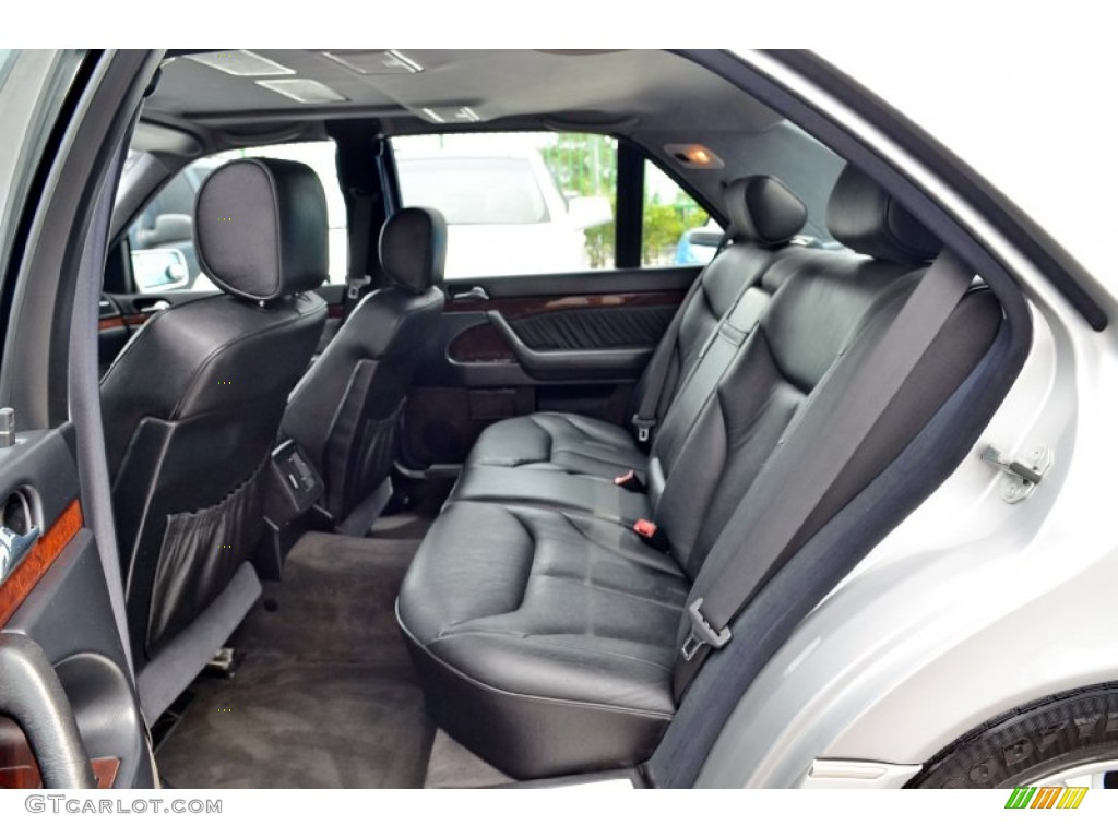 1998 Mercedes-Benz S 500 Sedan Rear Seat Photo #100376988