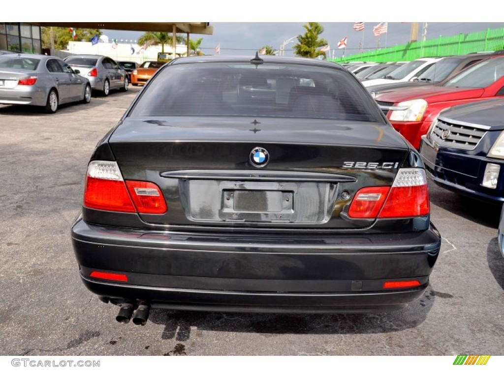 2006 3 Series 325i Coupe - Jet Black / Grey photo #25