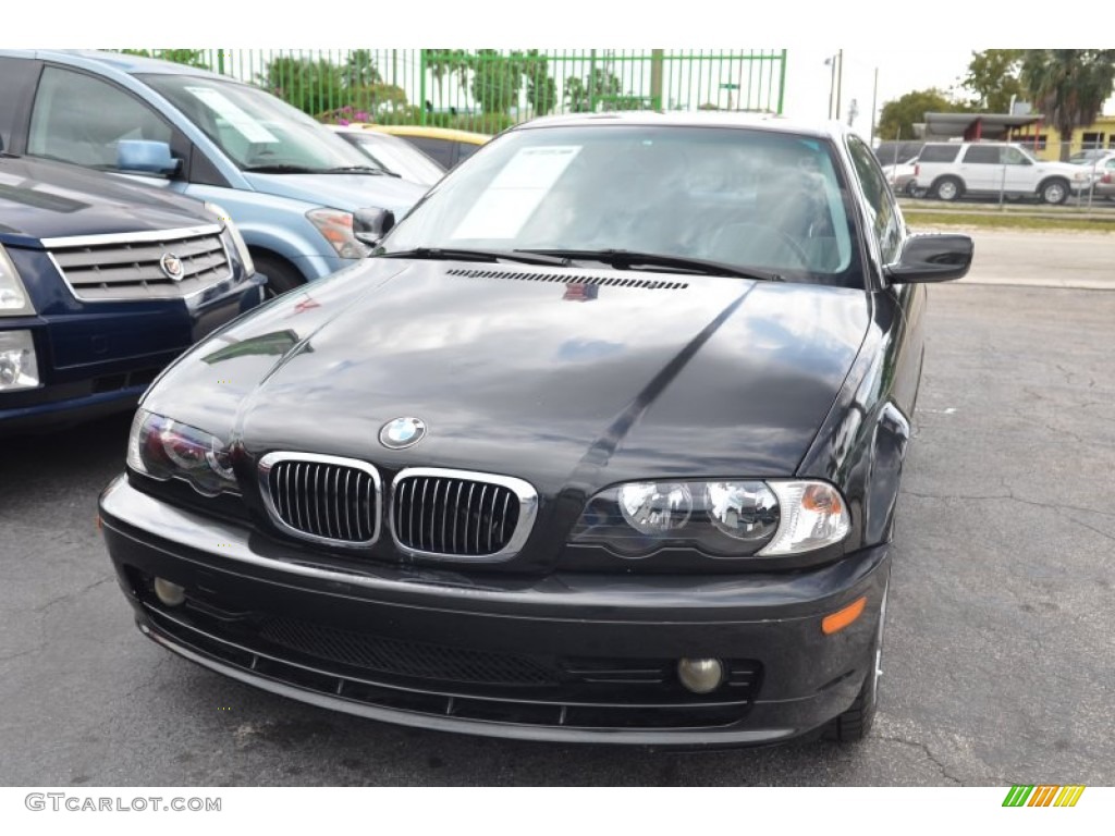 2006 3 Series 325i Coupe - Jet Black / Grey photo #33