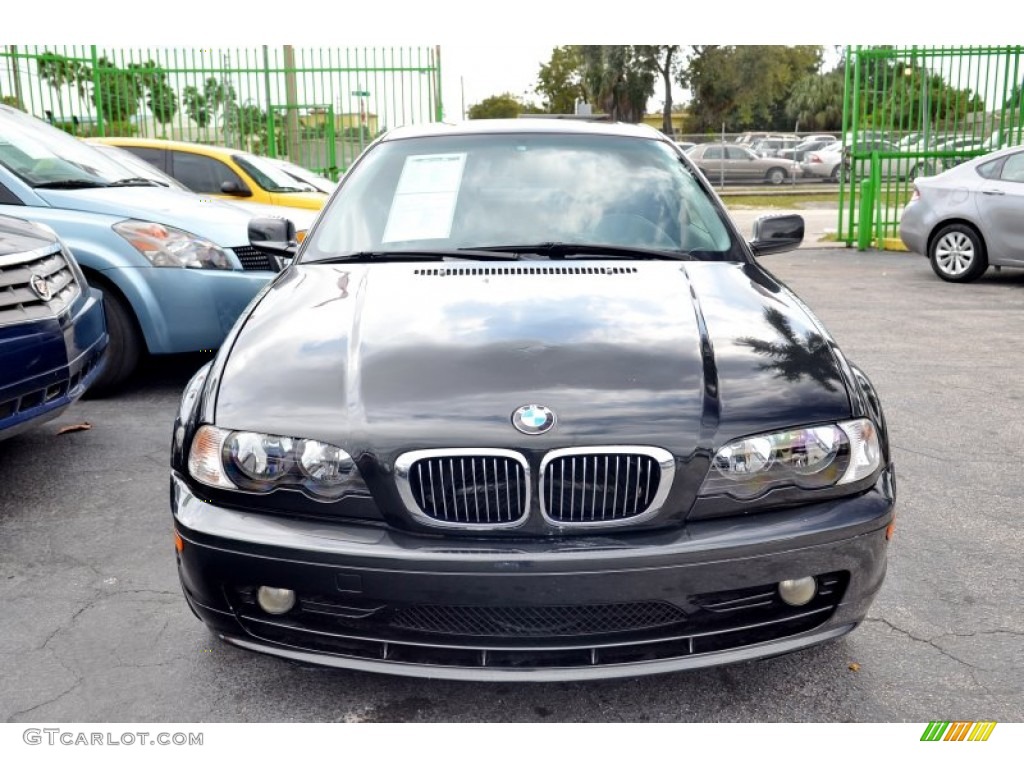 2006 3 Series 325i Coupe - Jet Black / Grey photo #34