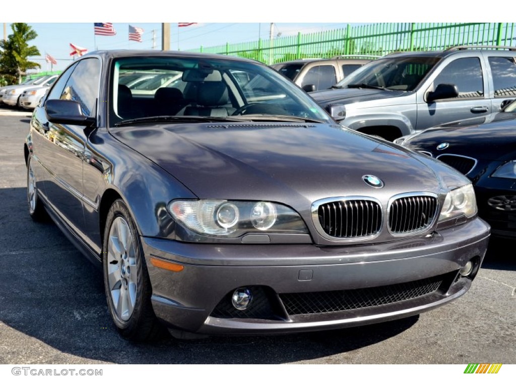 2006 3 Series 325i Coupe - Silver Grey Metallic / Black photo #3