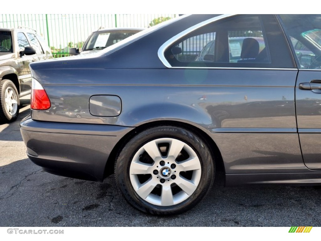2006 3 Series 325i Coupe - Silver Grey Metallic / Black photo #8