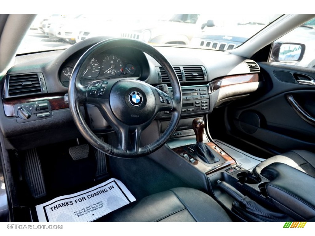 2006 3 Series 325i Coupe - Silver Grey Metallic / Black photo #38