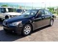 Black Sapphire Metallic - 5 Series 525i Sedan Photo No. 3
