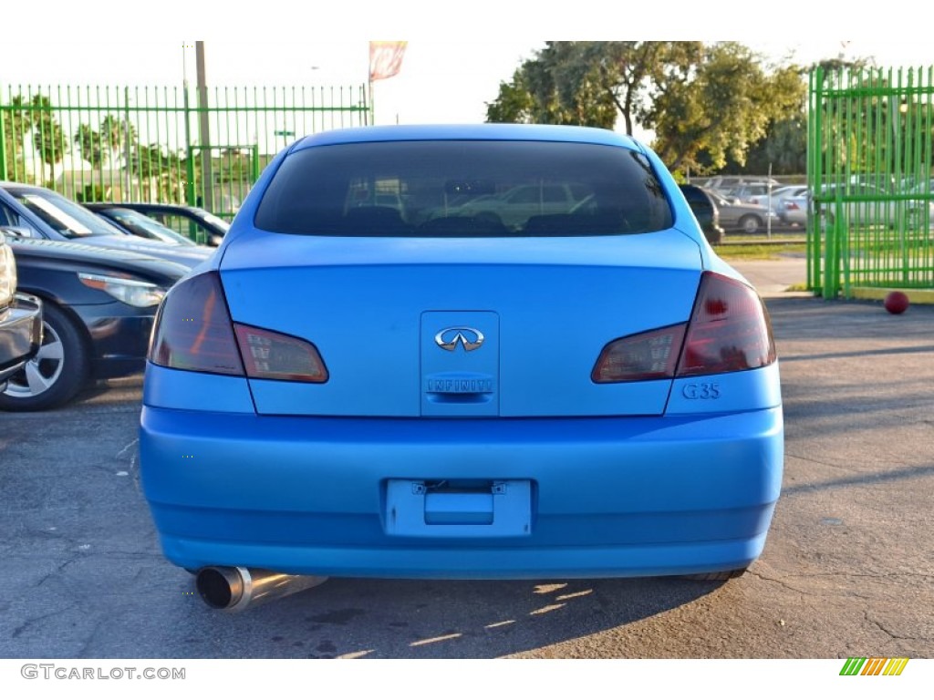 2003 G 35 Sedan - Twilight Blue Metallic / Graphite photo #35