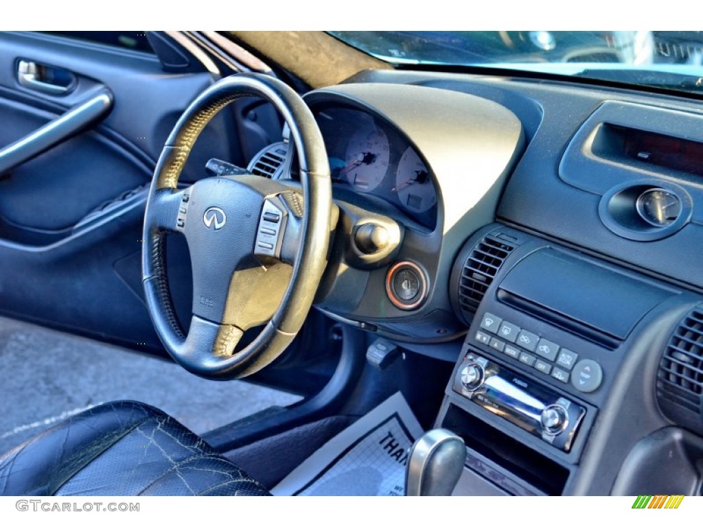 2003 G 35 Sedan - Twilight Blue Metallic / Graphite photo #41