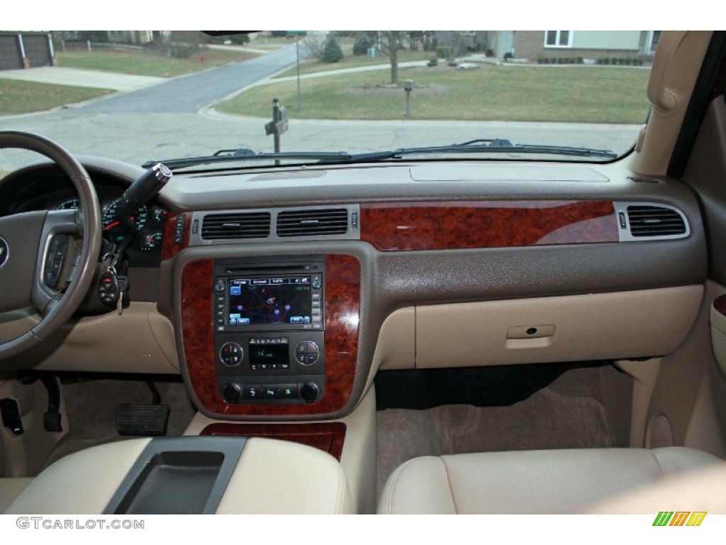 2010 Suburban LTZ 4x4 - Red Jewel Tintcoat / Light Cashmere/Dark Cashmere photo #5
