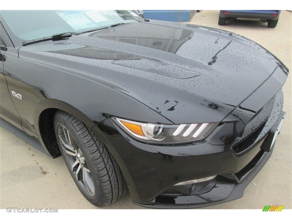2015 Mustang GT Coupe - Black / Ebony photo #2