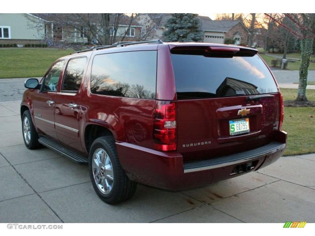 2010 Suburban LTZ 4x4 - Red Jewel Tintcoat / Light Cashmere/Dark Cashmere photo #20