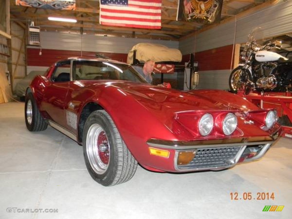 1972 Corvette Stingray Coupe - Red / Black photo #2