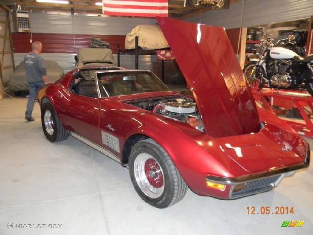 1972 Corvette Stingray Coupe - Red / Black photo #4