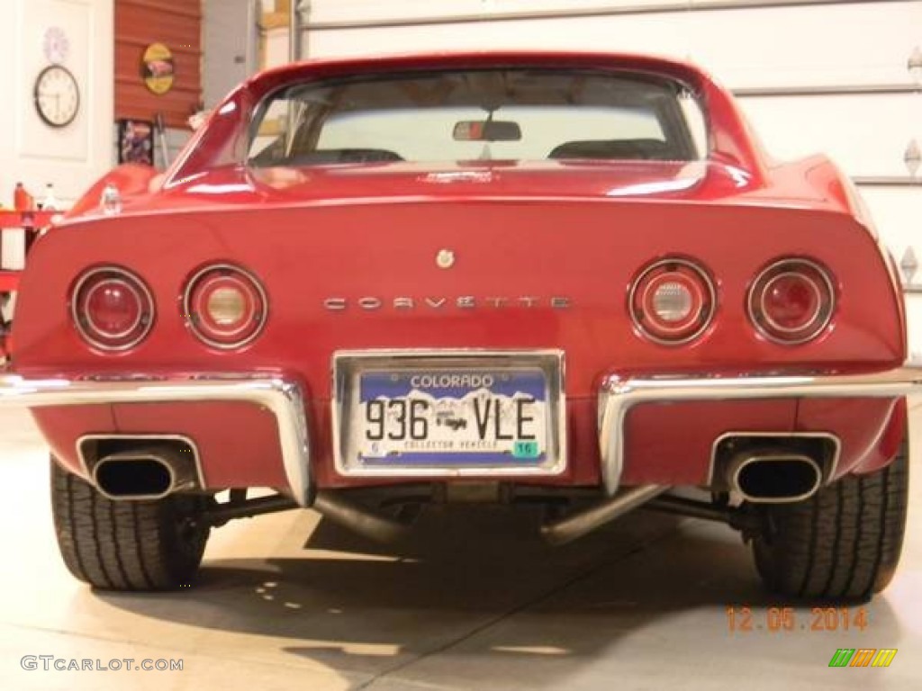 1972 Corvette Stingray Coupe - Red / Black photo #6