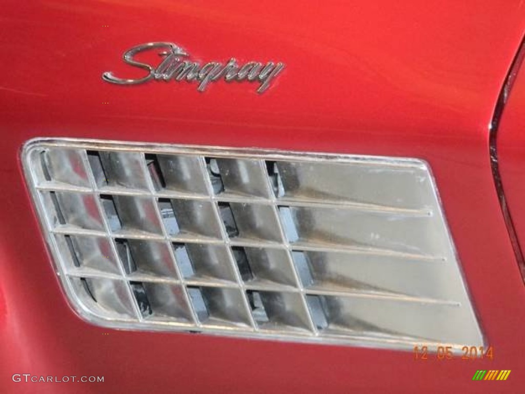 1972 Corvette Stingray Coupe - Red / Black photo #9