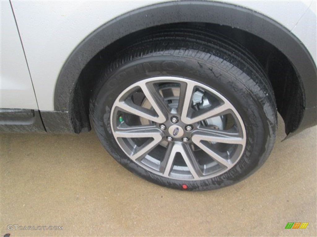 2015 Explorer XLT - Ingot Silver / Charcoal Black photo #8