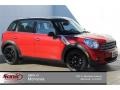 2015 Blazing Red Metallic Mini Countryman Cooper  photo #1