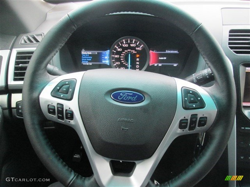 2015 Explorer XLT - Ingot Silver / Charcoal Black photo #24