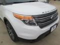 2015 Oxford White Ford Explorer XLT  photo #2