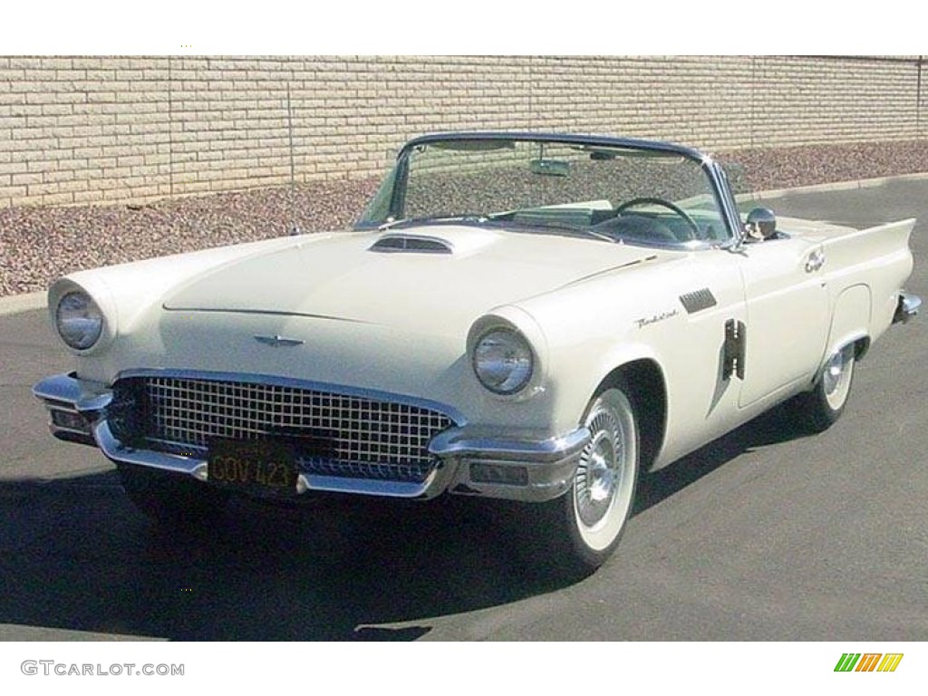 1957 Thunderbird Convertible - Colonial White / White photo #1