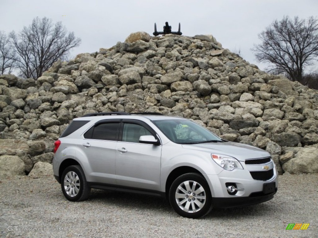 Silver Ice Metallic 2011 Chevrolet Equinox LT Exterior Photo #100387379