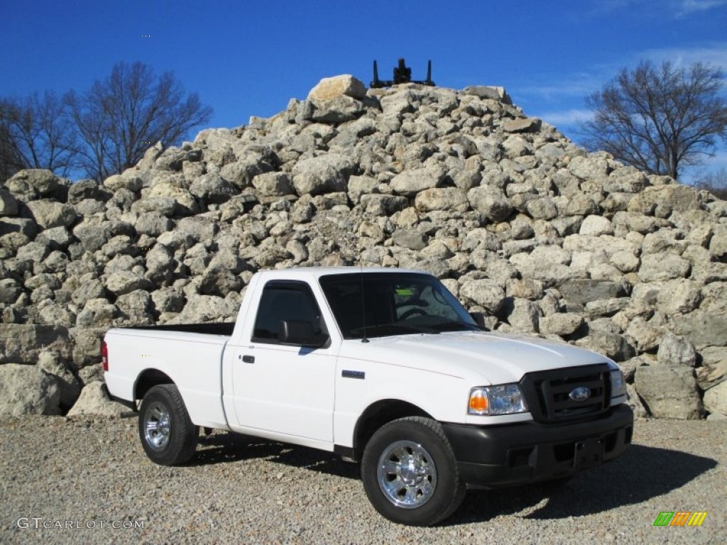 Oxford White 2007 Ford Ranger XL Regular Cab Exterior Photo #100388114