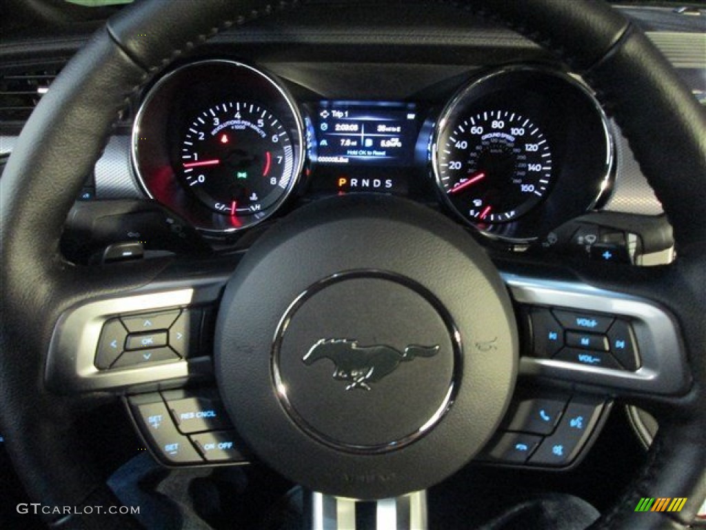 2015 Mustang EcoBoost Coupe - Black / Ebony photo #17