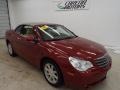 2008 Inferno Red Crystal Pearl Chrysler Sebring Limited Convertible  photo #31