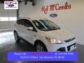 2015 White Platinum Metallic Tri-Coat Ford Escape Titanium  photo #1