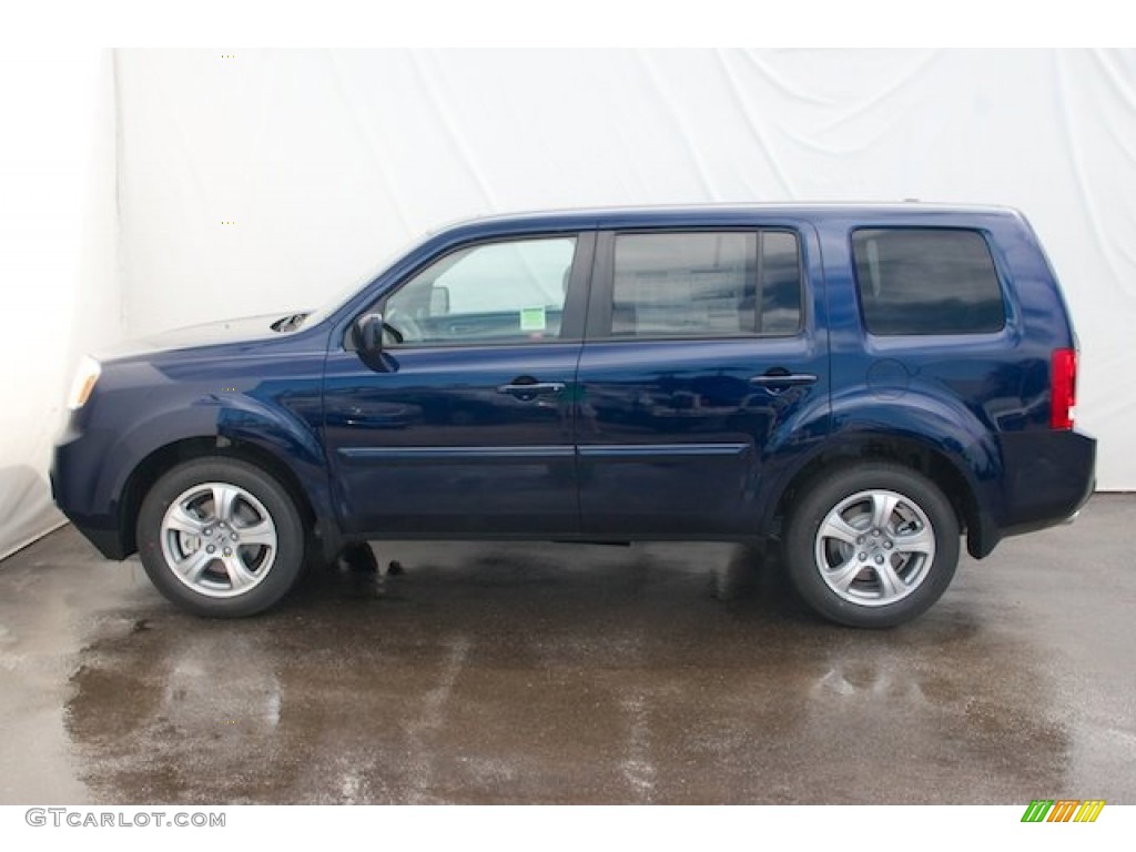 Obsidian Blue Pearl 2015 Honda Pilot EX-L Exterior Photo #100389914