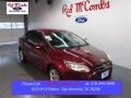 2014 Ruby Red Ford Focus SE Sedan  photo #1